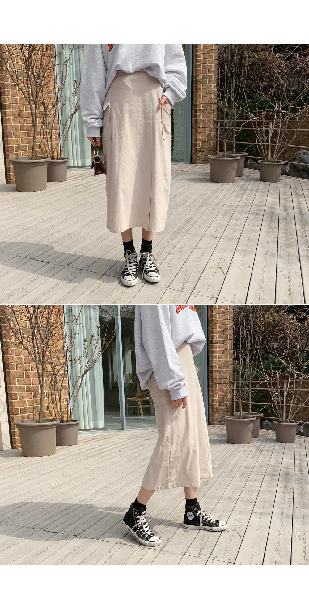 ポケットスリットスカート・全3色 | DHOLIC | 詳細画像2