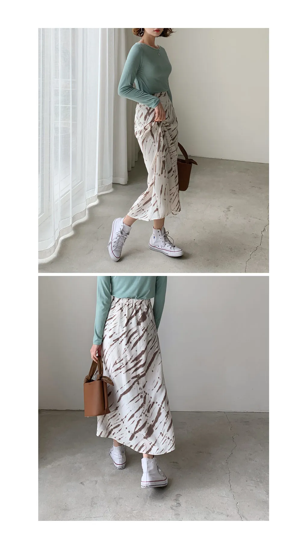 パターンロングスカート・全2色 | DHOLIC | 詳細画像3