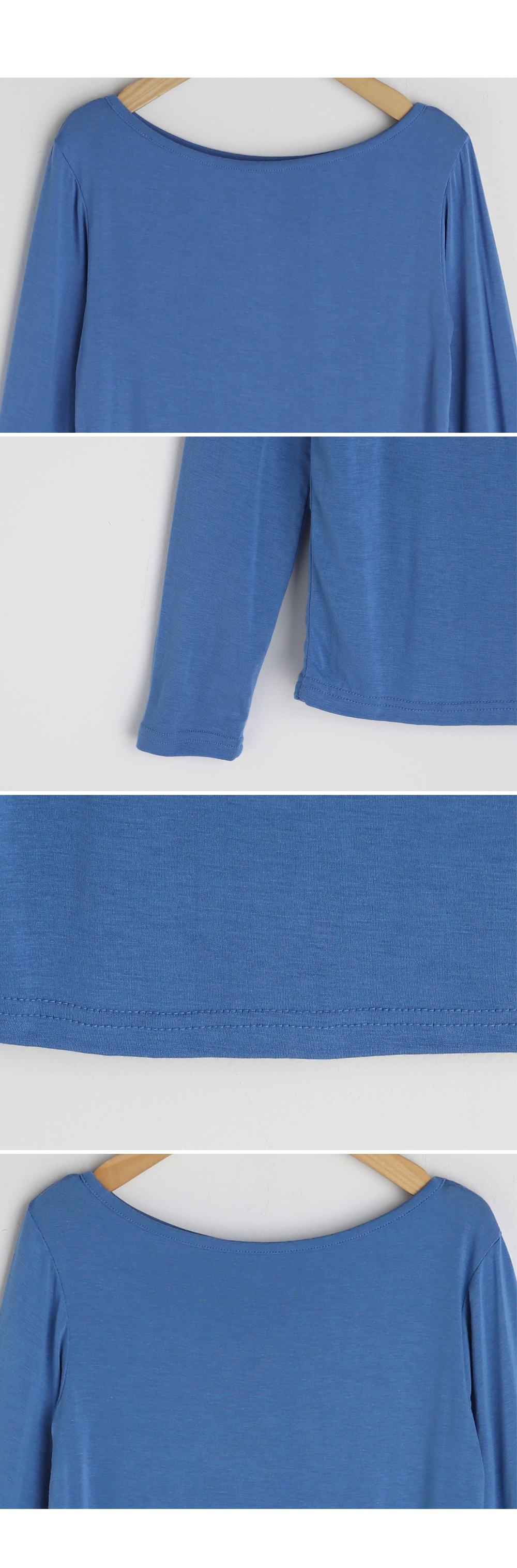 スリムラウンドネックTシャツ・全6色 | DHOLIC | 詳細画像15