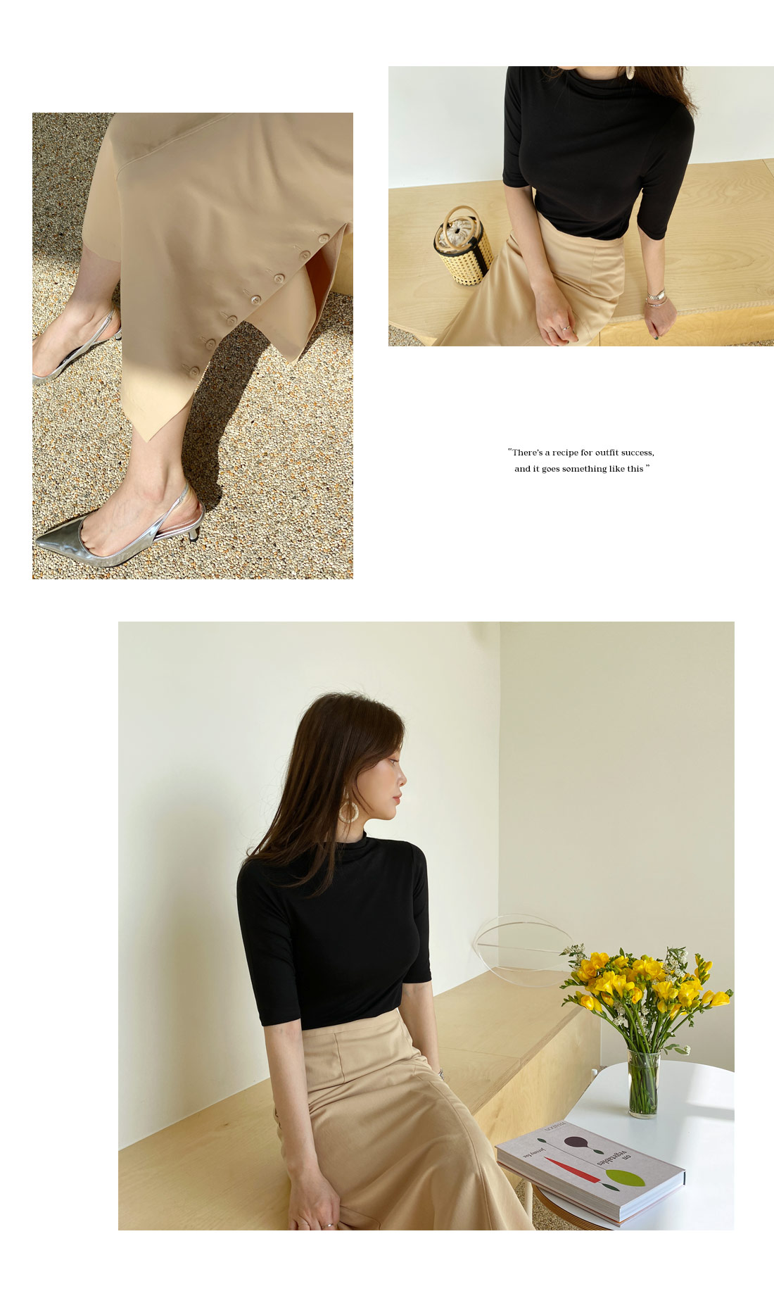 フェイクボタンスカート・全3色 | DHOLIC PLUS | 詳細画像5