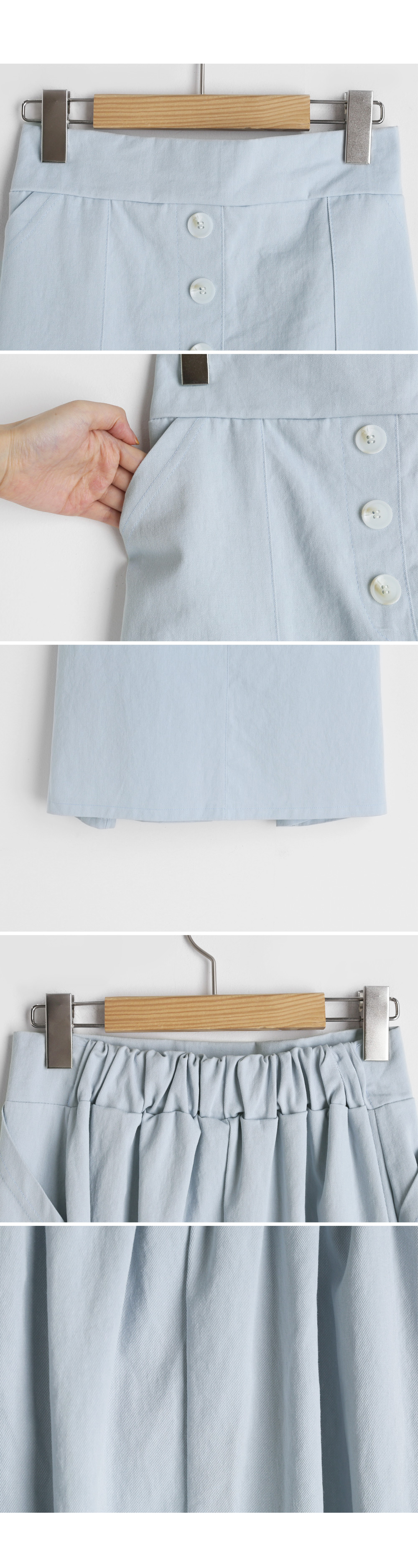 フェイクボタンスカート・全3色 | DHOLIC | 詳細画像19