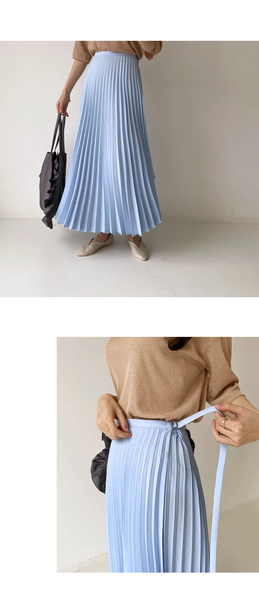 ベルトプリーツスカート・全3色 | DHOLIC PLUS | 詳細画像8