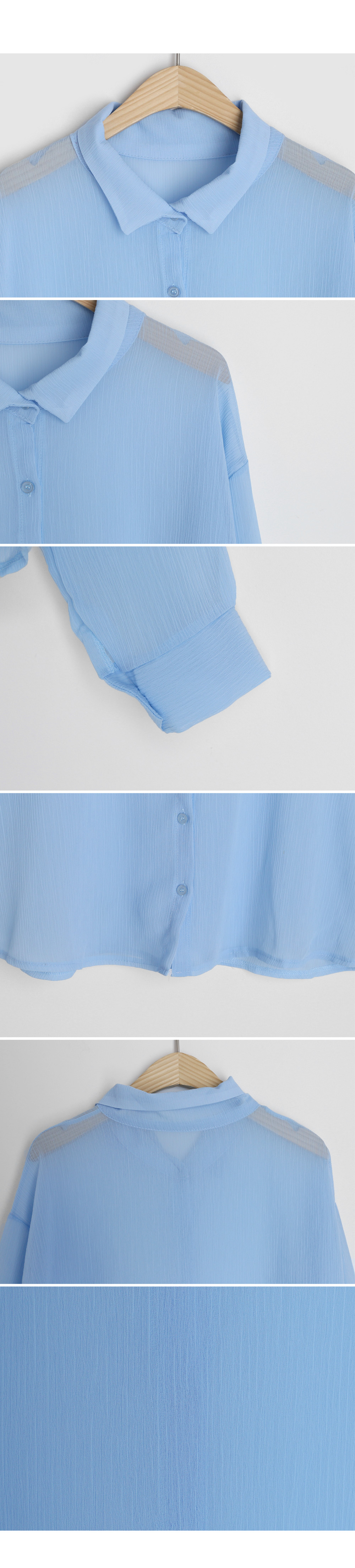 シースルーシャツ・全4色 | DHOLIC | 詳細画像8