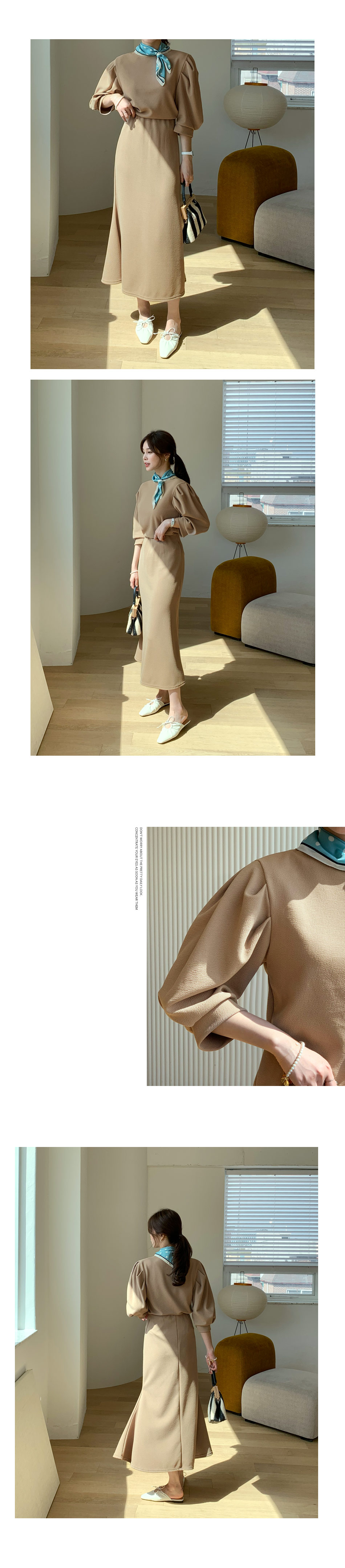 パフTシャツ&スカートSET・全3色 | DHOLIC PLUS | 詳細画像8