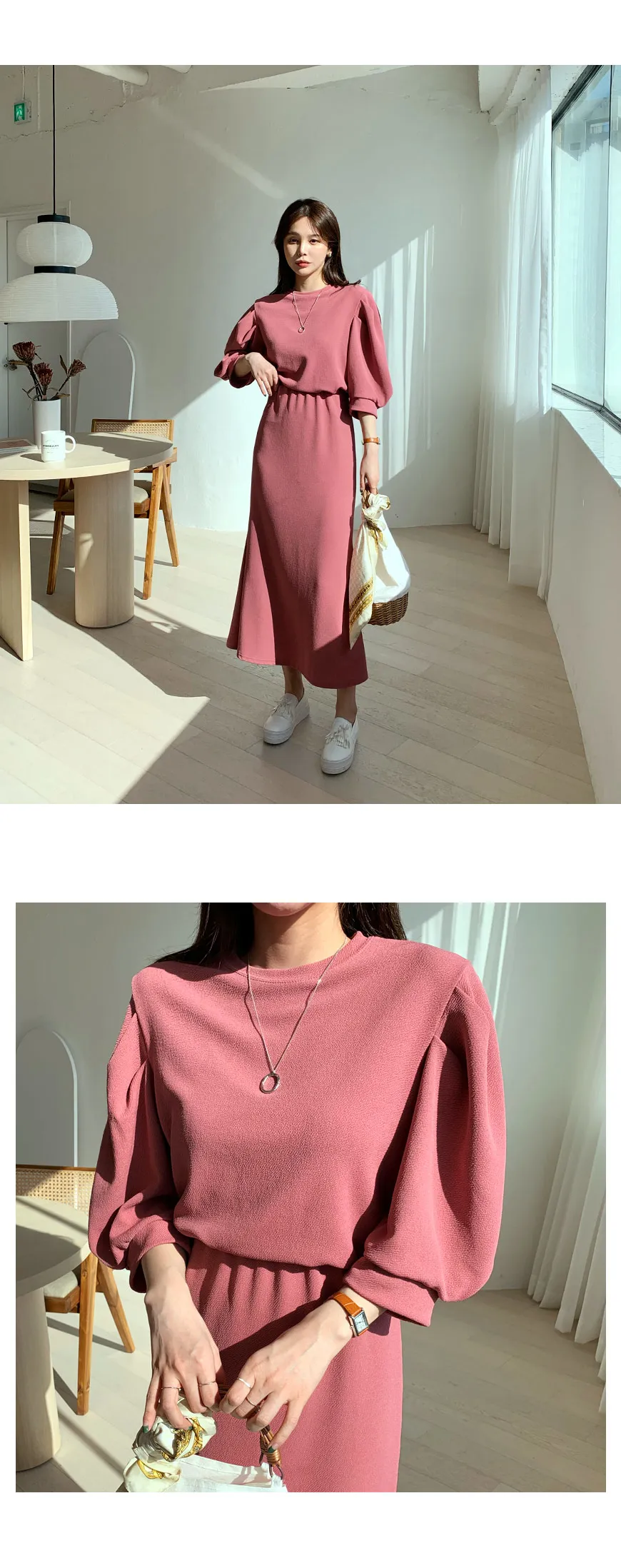 パフTシャツ&スカートSET・全3色 | DHOLIC PLUS | 詳細画像9
