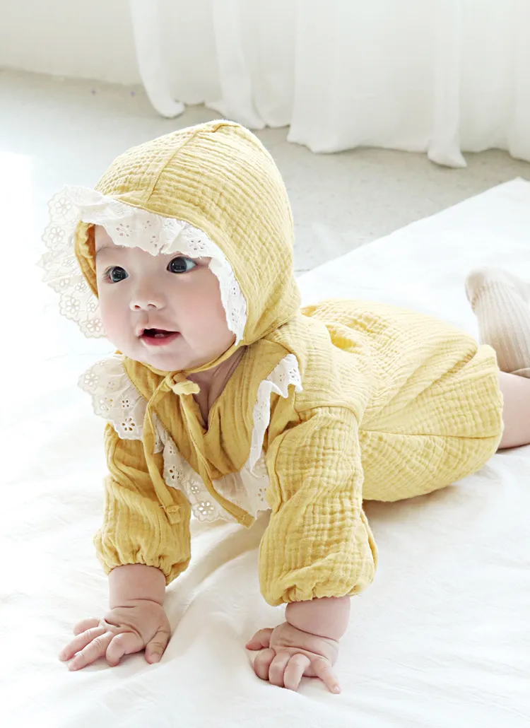 帽子付レースラインボディスーツ | 詳細画像1