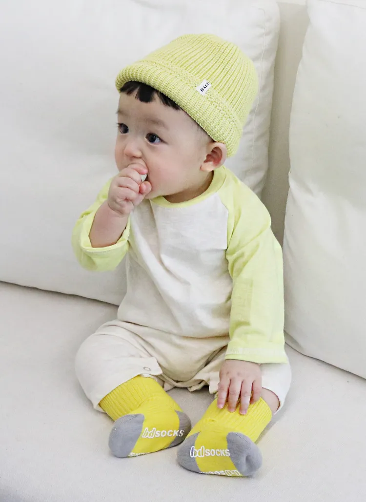 配色ラグランロンパース | 詳細画像1