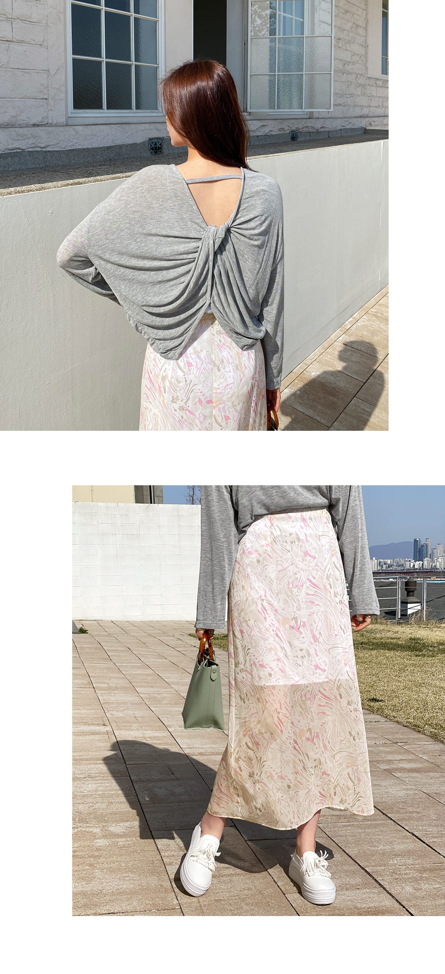 マーブリングスリットスカート・全2色 | DHOLIC PLUS | 詳細画像9