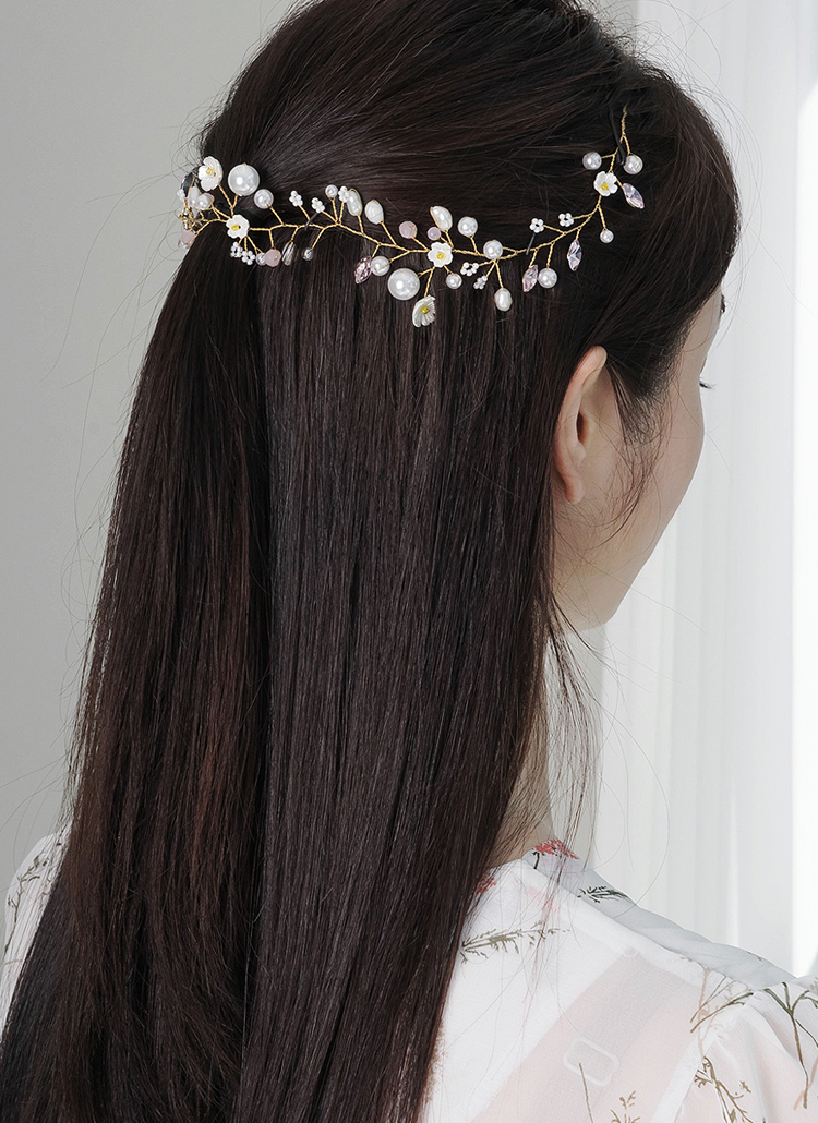 パールフラワーコームピン | レディースファッション通販 - DHOLIC