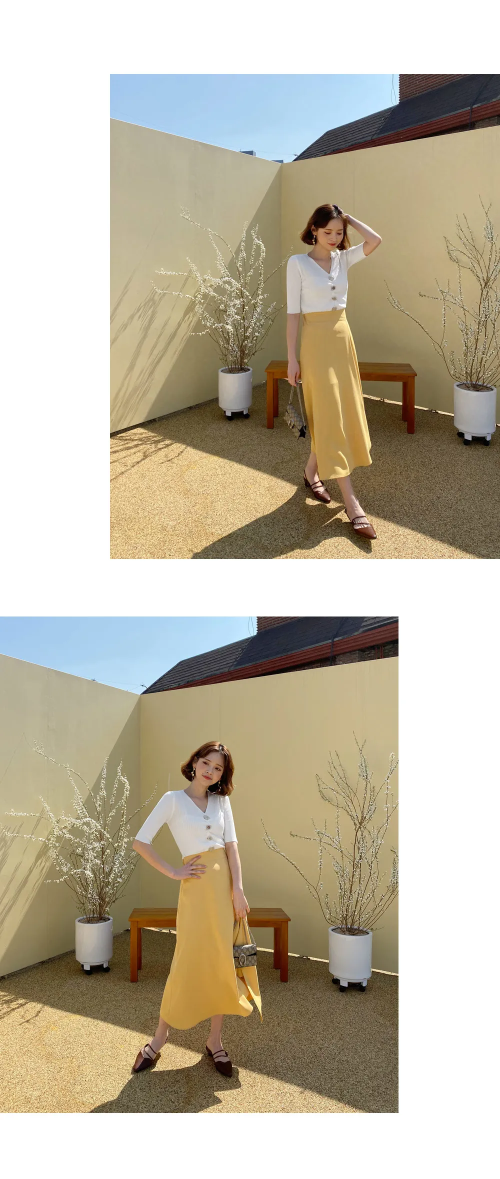 ラッフルロングスカート・全3色 | DHOLIC | 詳細画像8