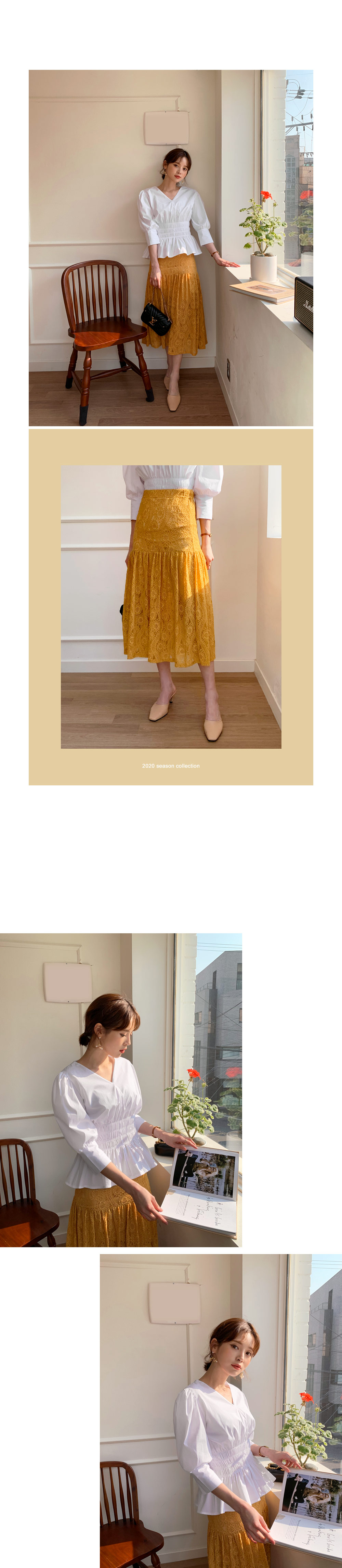 フレアレーススカート・全3色 | DHOLIC | 詳細画像5