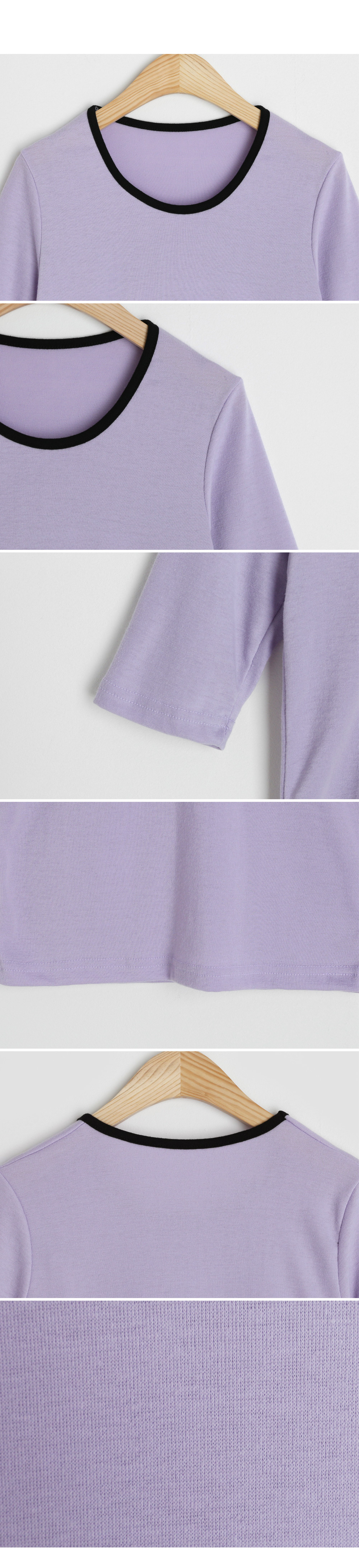配色ラウンドネックTシャツ・全4色 | DHOLIC | 詳細画像10