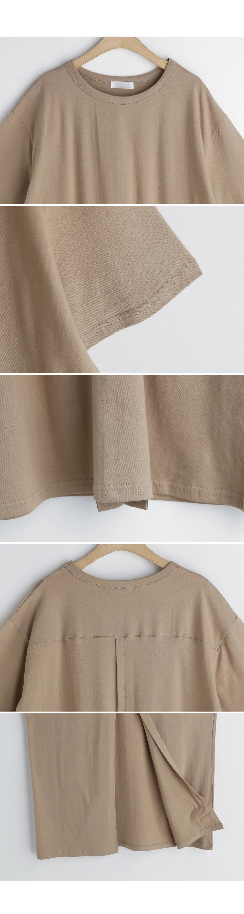 バックスリットロングTシャツ・全3色 | DHOLIC | 詳細画像11