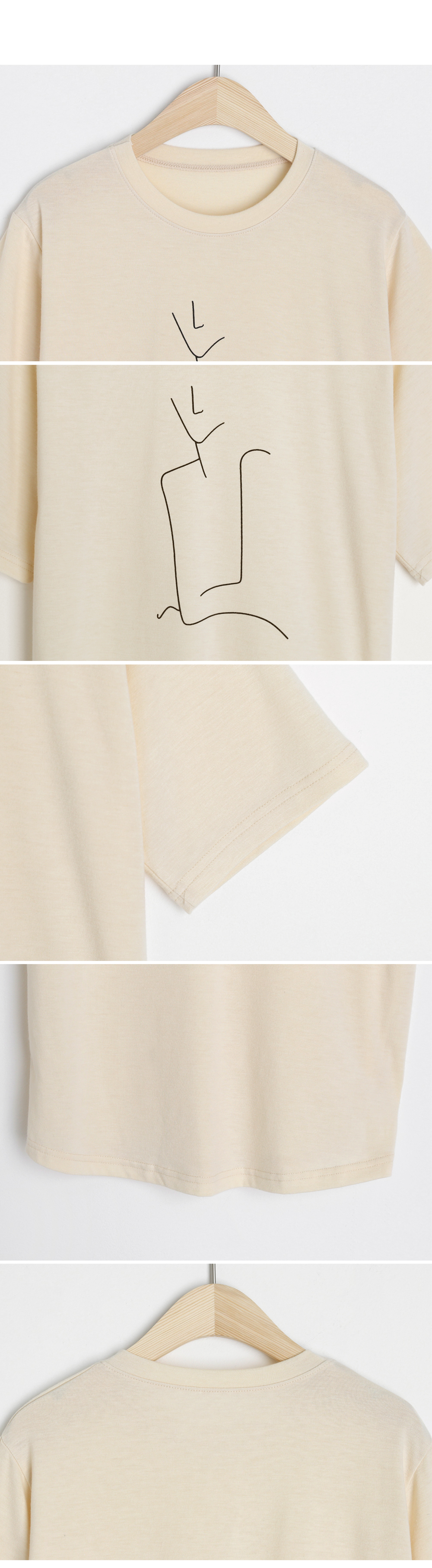 ドローイングプリントTシャツ・全4色 | DHOLIC | 詳細画像11
