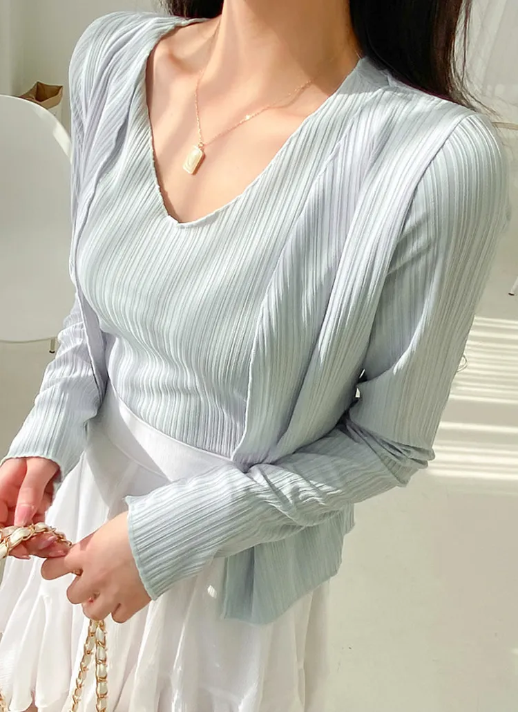 リブタンクトップ&カーデSET | lavu | 詳細画像1