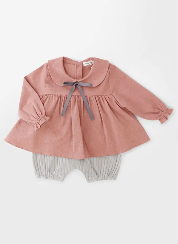 リボンカバーオールワンピース | 詳細画像1