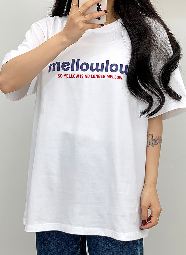 MellowレタリングTシャツ | bullang girls | 詳細画像1