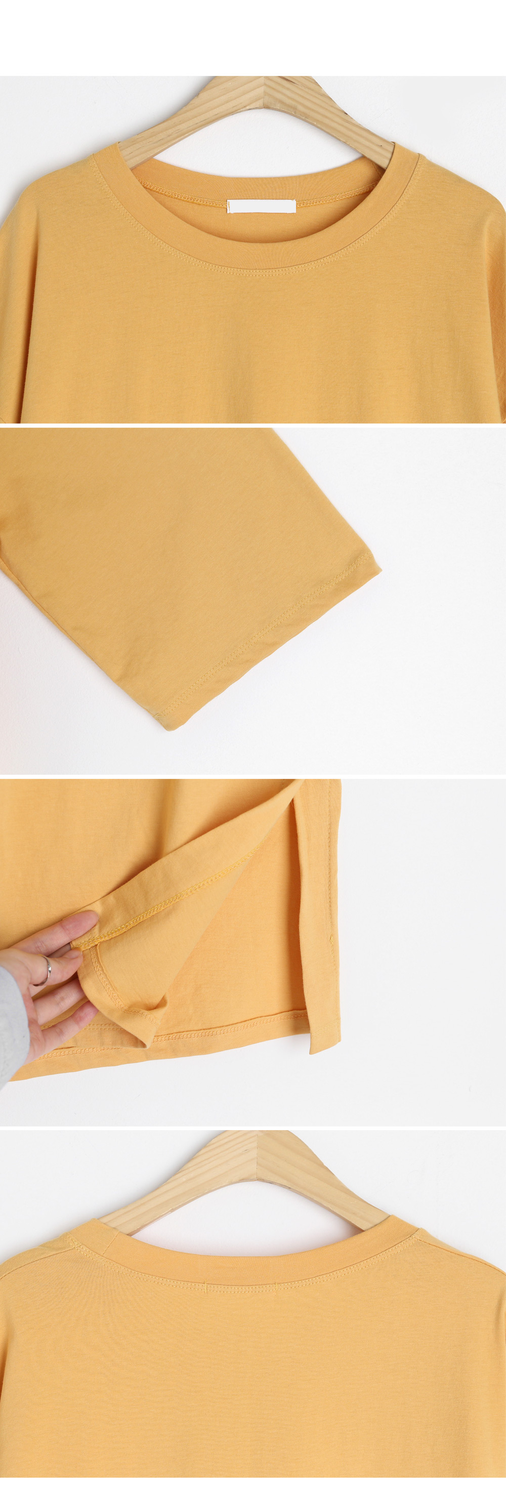 サイドスリットボクシーTシャツ・全3色 | DHOLIC | 詳細画像13