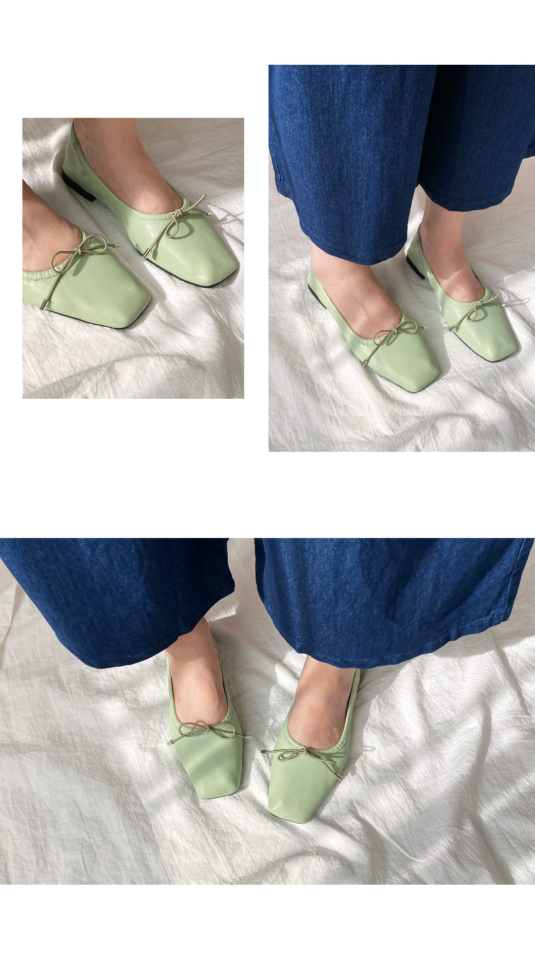 スクエアリボンバレエシューズ・全7色 | DHOLIC PLUS | 詳細画像3