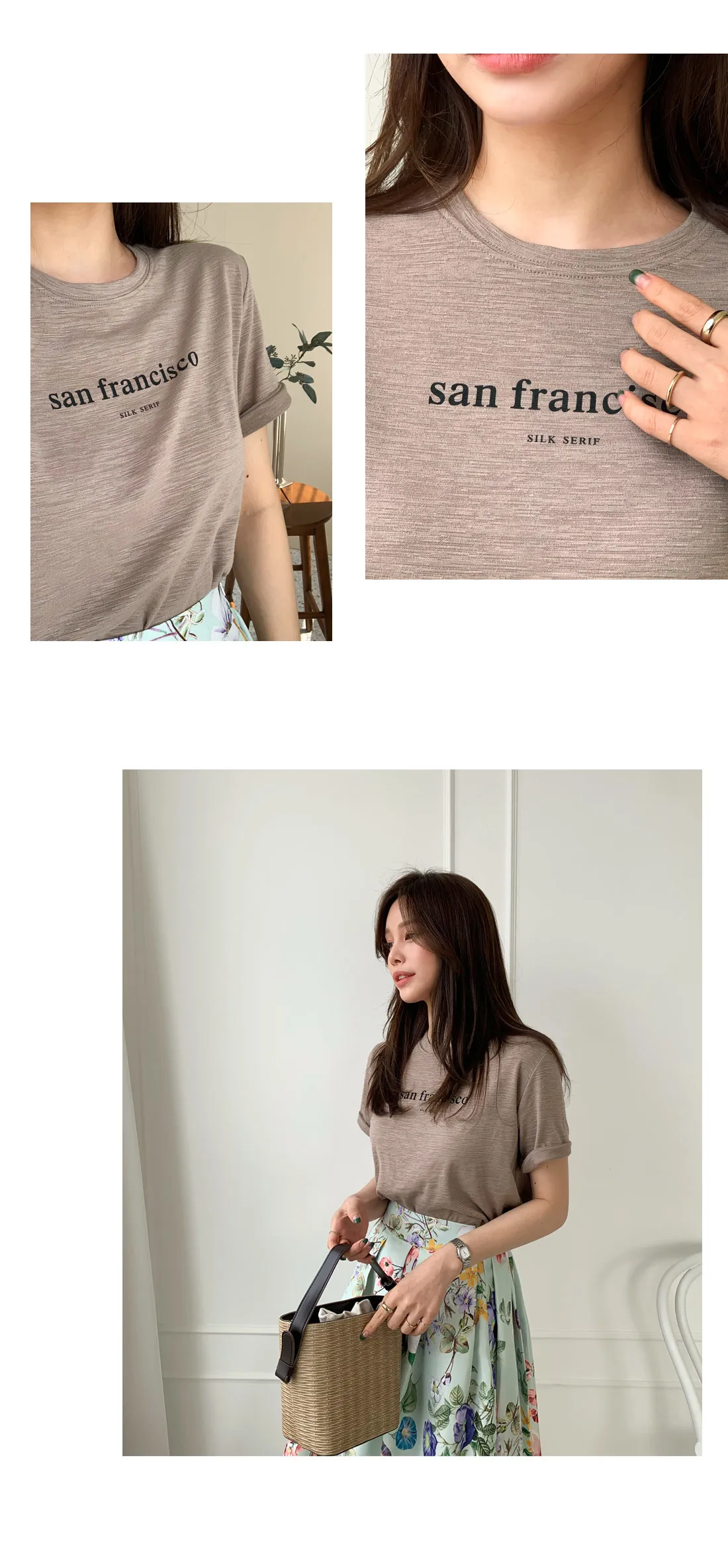 レタリング半袖Tシャツ・全4色 | DHOLIC PLUS | 詳細画像3