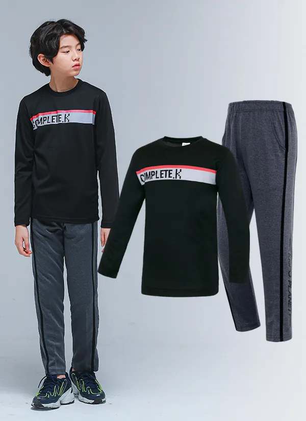 NS26トレーニング上下SET(ブラックチャコール) | 詳細画像1