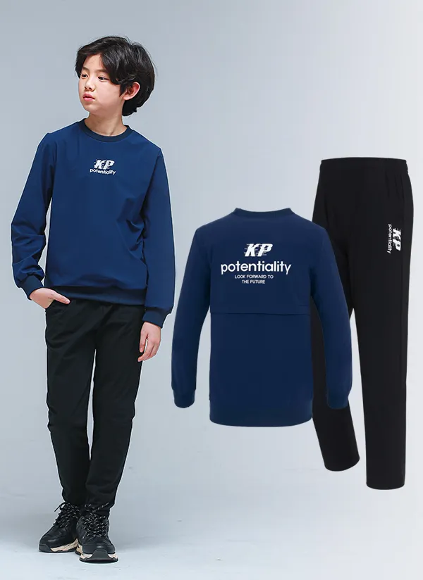 NS34トレーニング上下SET(ネイビーブラック) | 詳細画像1