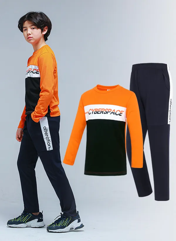 NS36トレーニング上下SET(オレンジブラック) | 詳細画像1