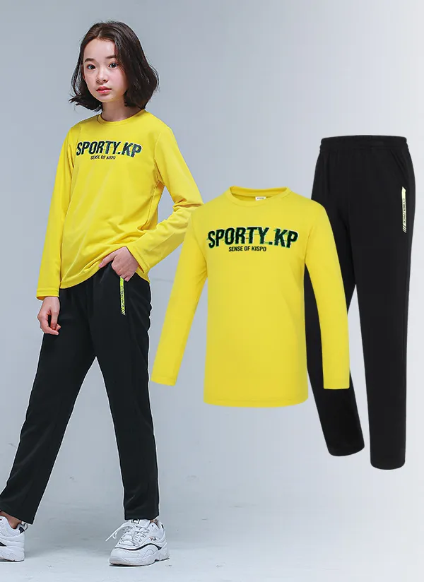 NS04トレーニング上下SET(イエローブラック) | 詳細画像1