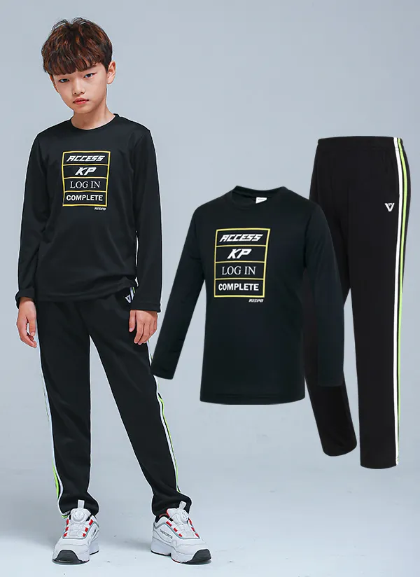 NS06トレーニング上下SET(ブラック) | 詳細画像1