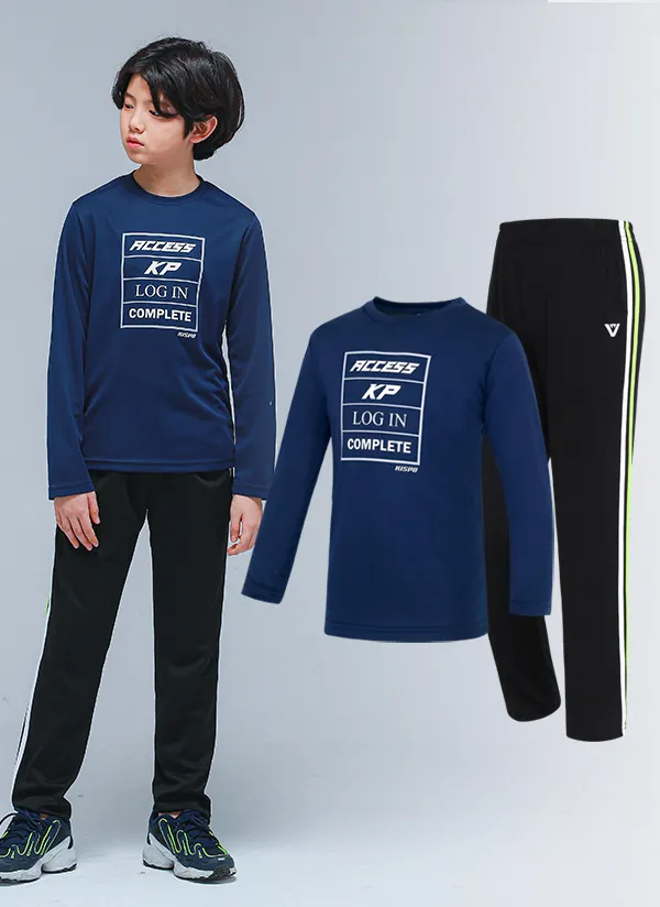 NS06トレーニング上下SET(ネイビーブラック) | 詳細画像1