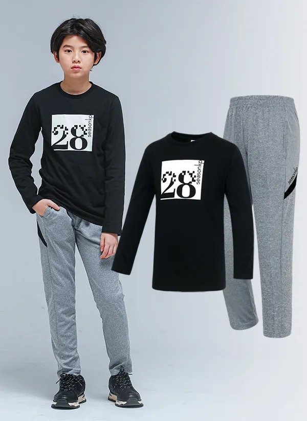 NS07トレーニング上下SET(ブラックグレー) | 詳細画像1