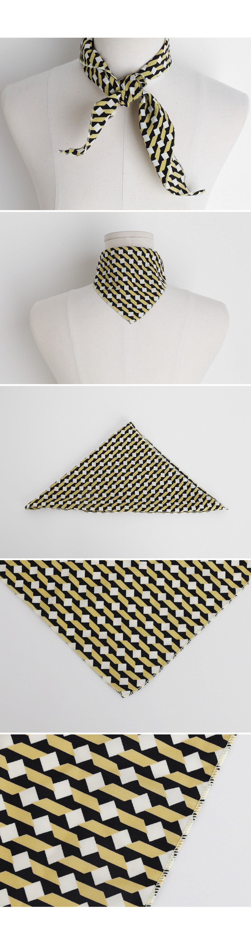 パターン三角スカーフ・全3色 | DHOLIC | 詳細画像12