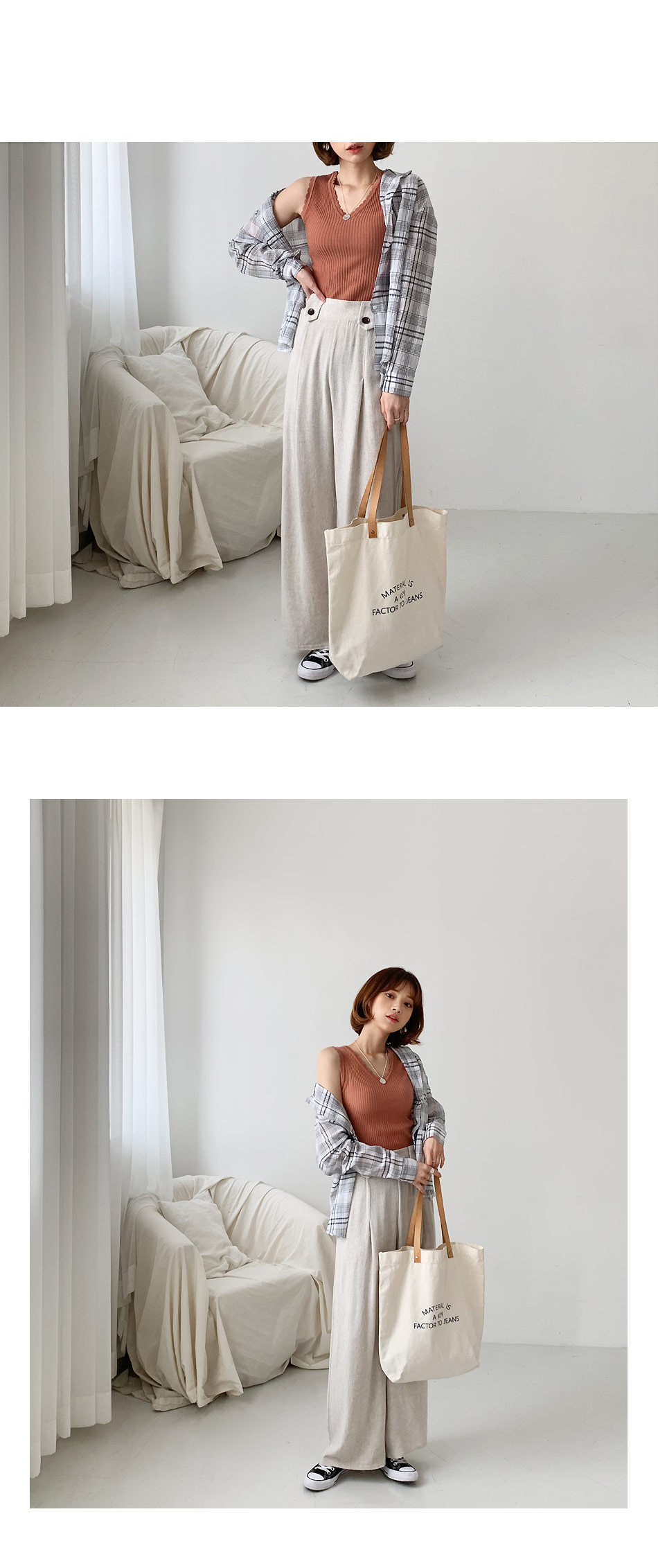 チェックパターンシャツ・全4色 | DHOLIC | 詳細画像2