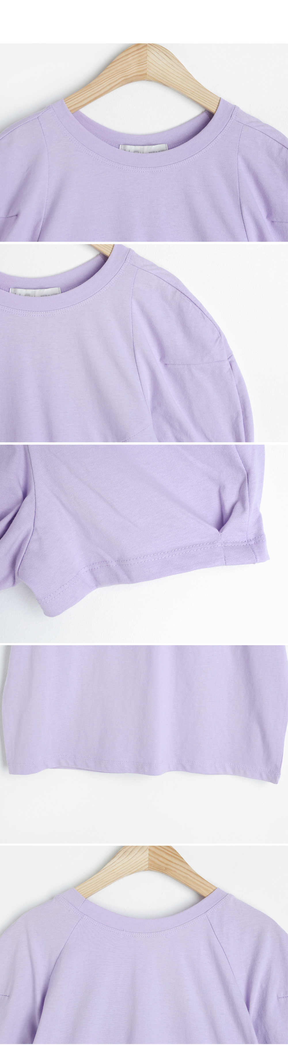 ラウンドネックパフTシャツ・全4色 | DHOLIC | 詳細画像10