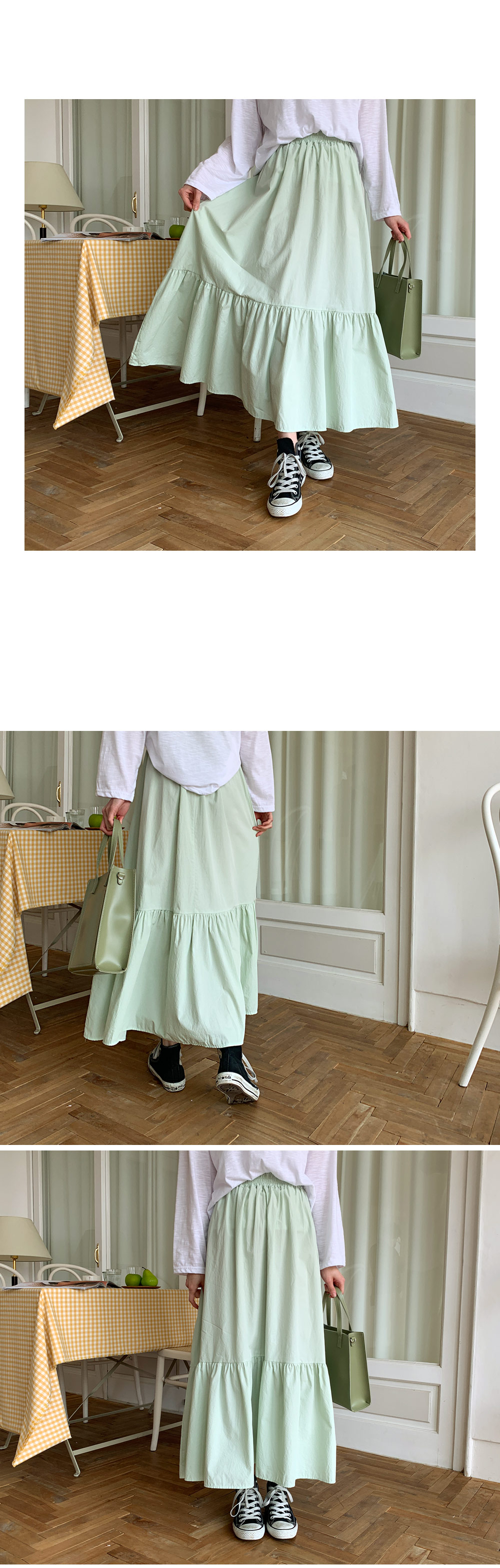 ギャザーヘムスカート・全3色 | DHOLIC | 詳細画像2