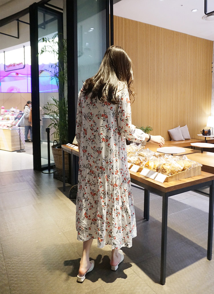 ストラップ付フラワーロングワンピース レディースファッション通販 Dholic 公式