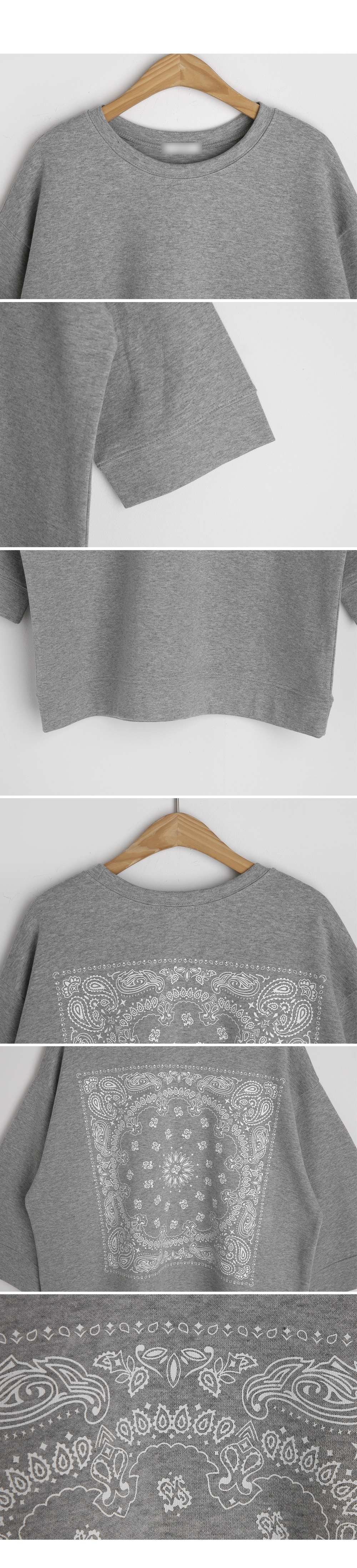 バックペイズリーTシャツ・全3色 | DHOLIC PLUS | 詳細画像9
