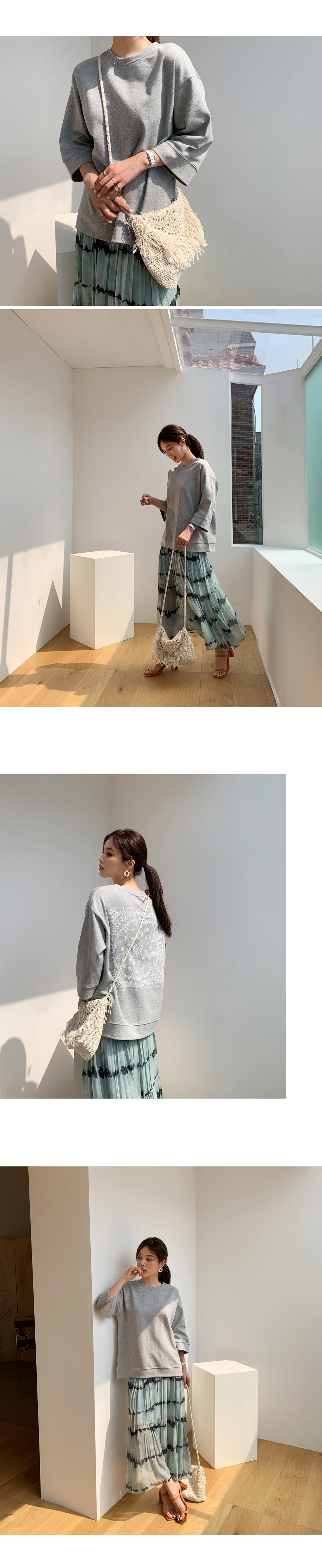 バックペイズリーTシャツ・全3色 | DHOLIC PLUS | 詳細画像3