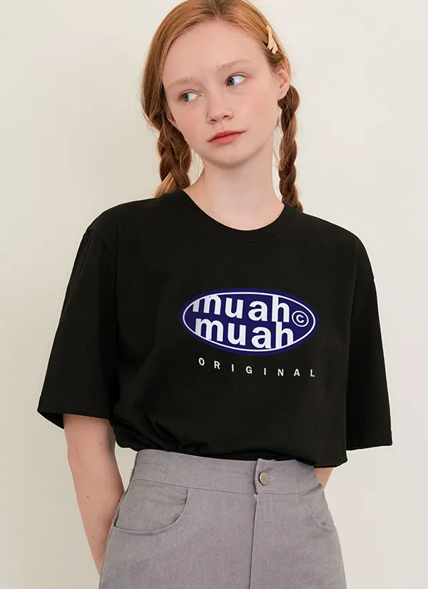 コンビサークル半袖Tシャツ | muahmuah | 詳細画像1