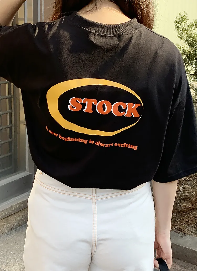 Stockロゴ半袖Tシャツ | bullang girls | 詳細画像1