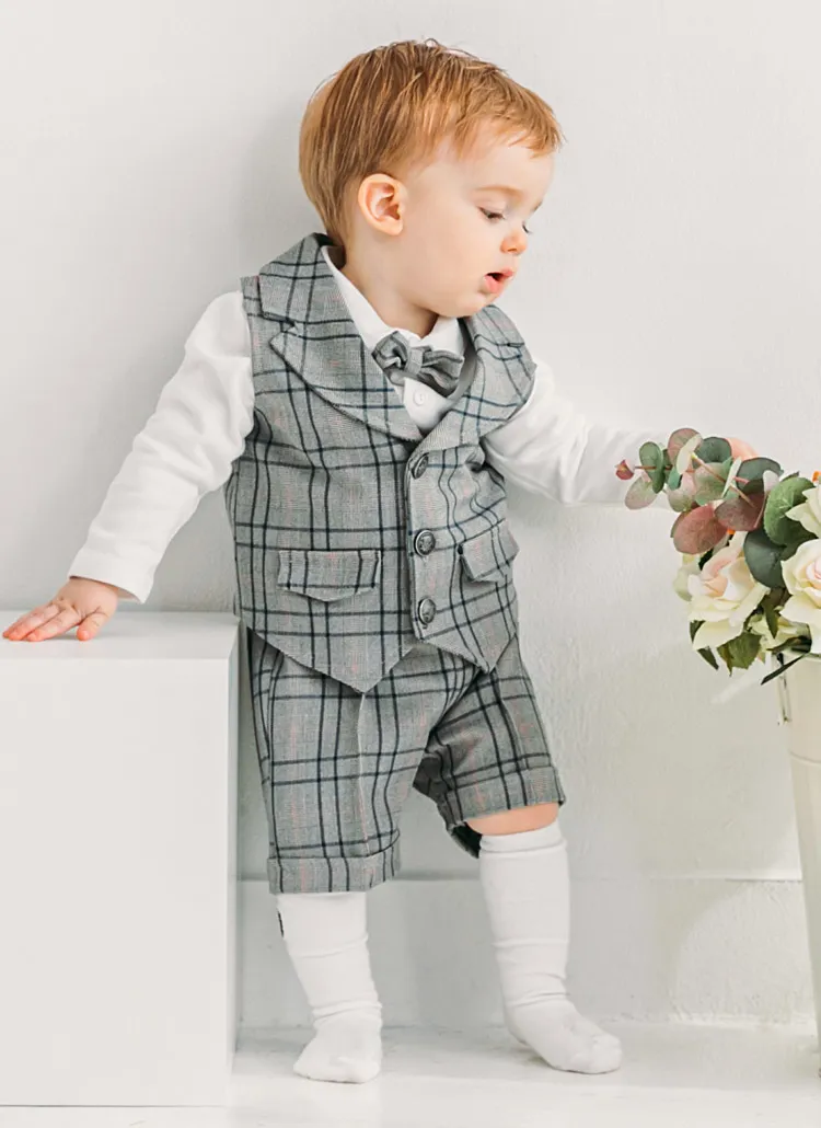 チェック柄3SET(ブルー) | 詳細画像1