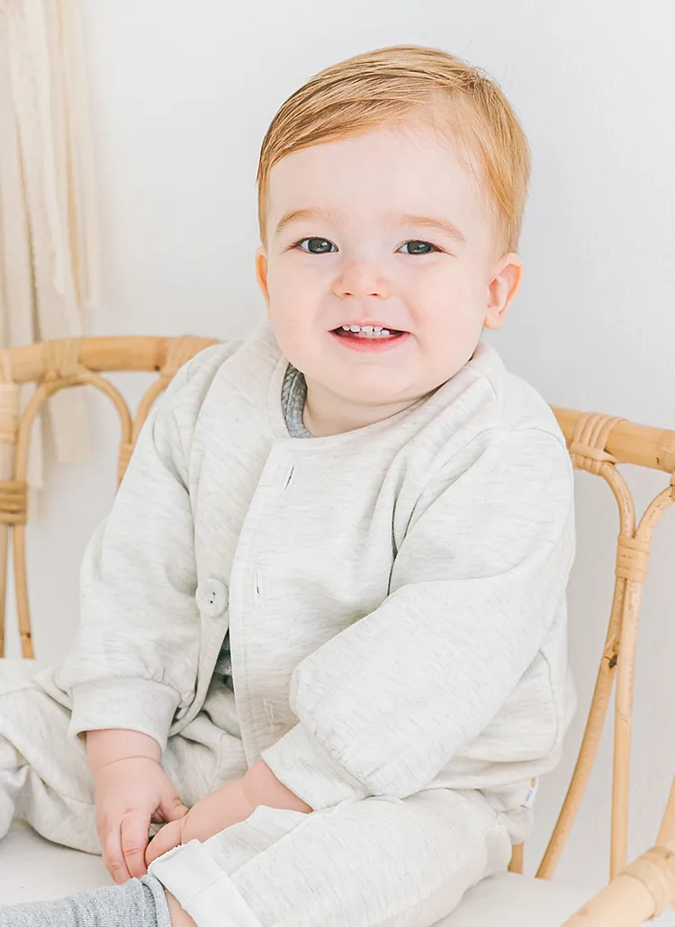 ラウンドネックブルゾン(オートミール) | 詳細画像1