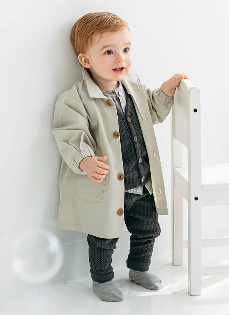 トレンチ風コート(ミント) | 詳細画像1