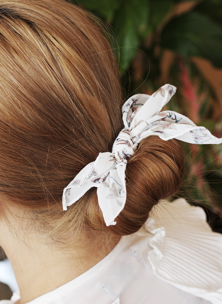 シフォンリボンワイヤーヘアゴム | レディースファッション通販