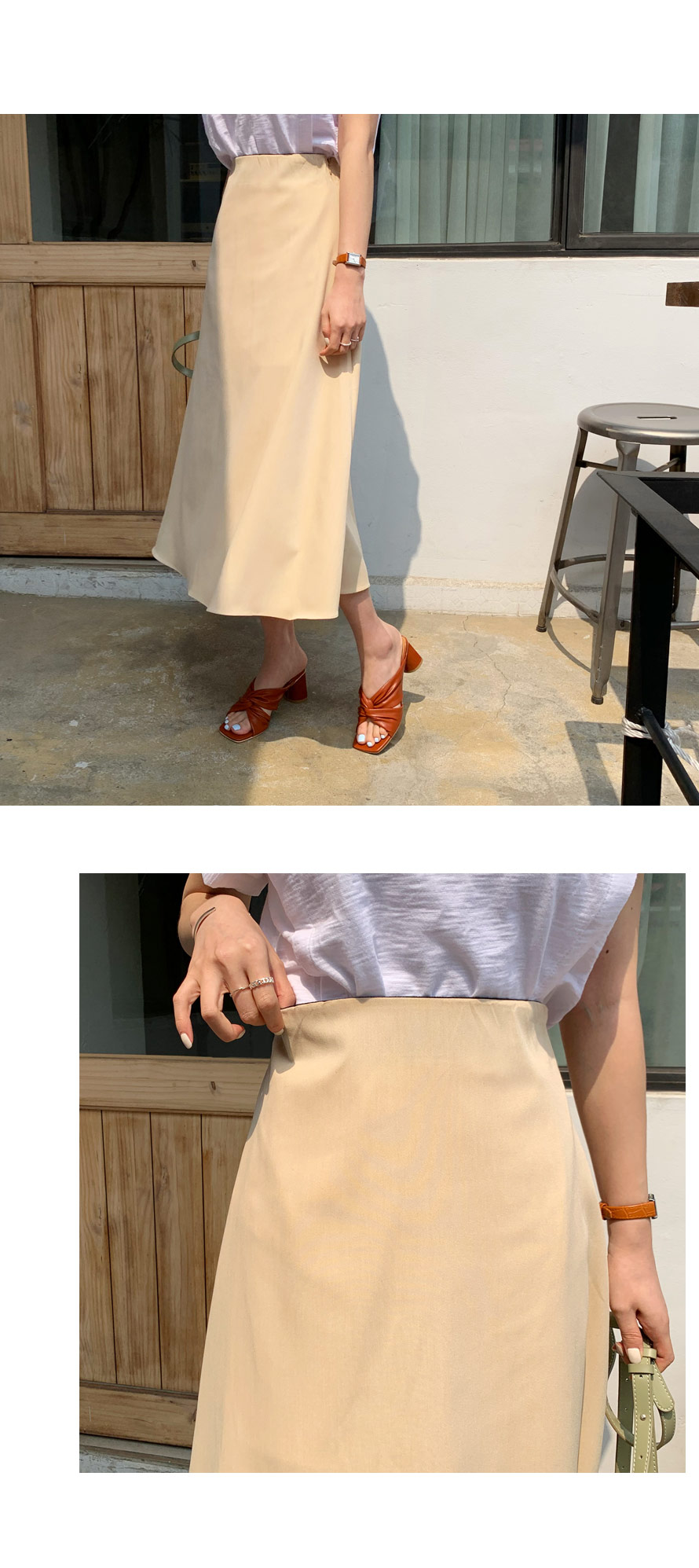 Aラインスカート・全3色 | DHOLIC PLUS | 詳細画像2