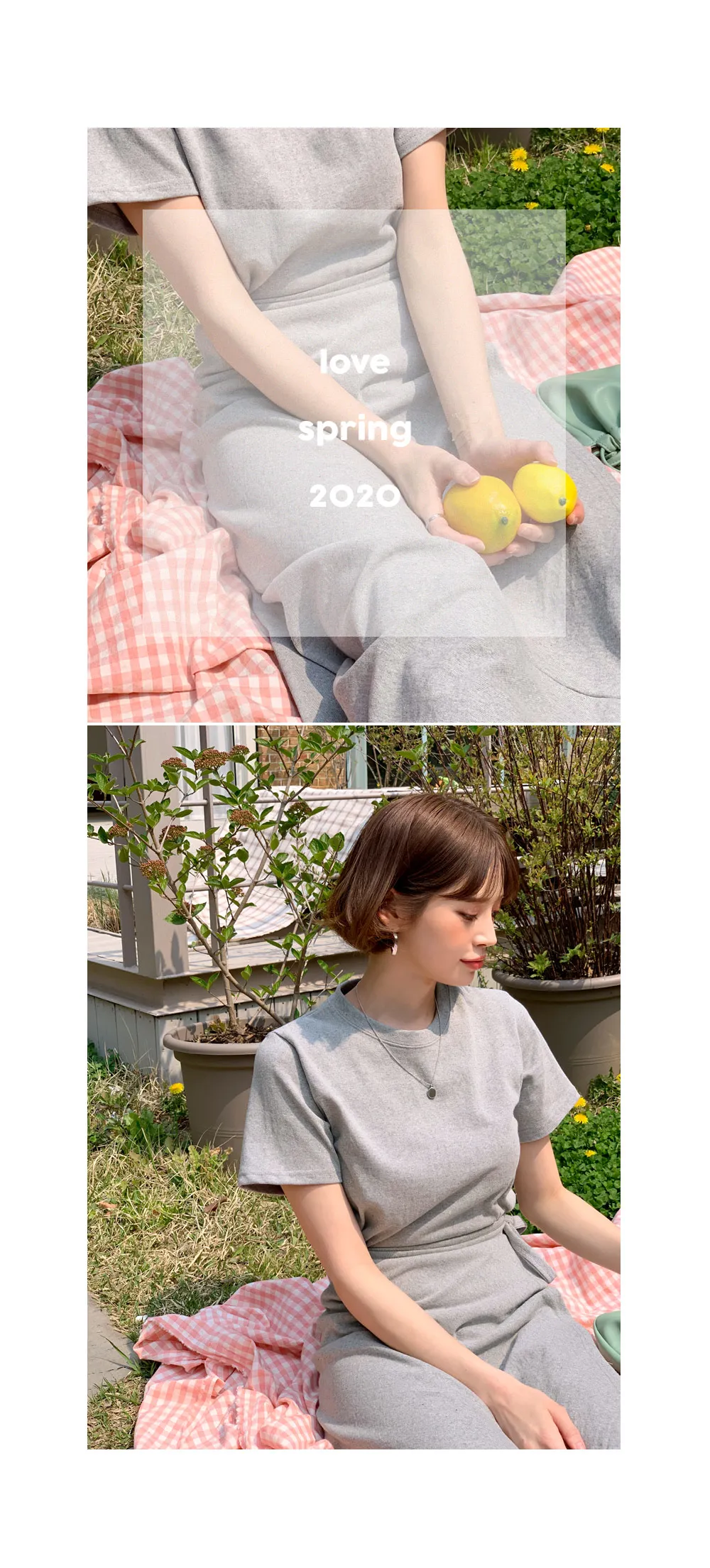 Tシャツ&ラップスカートSET・全2色 | DHOLIC | 詳細画像3