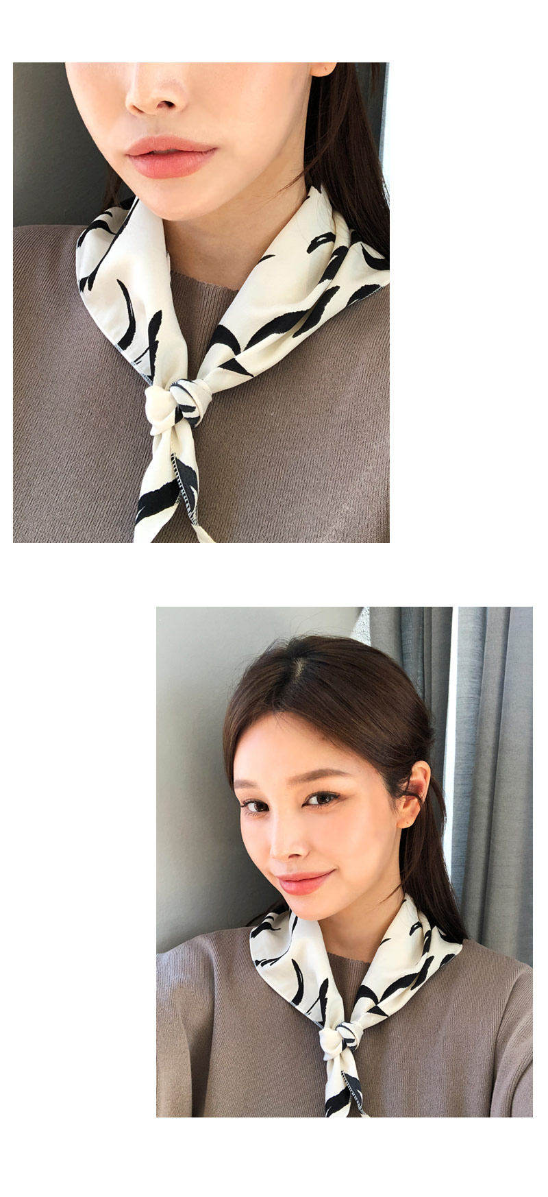 パターントライアングルスカーフ・全3色 | DHOLIC PLUS | 詳細画像4