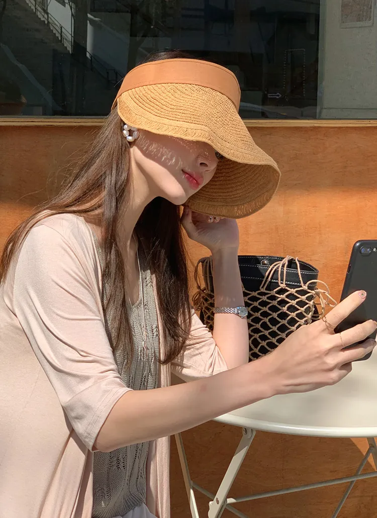 ワイドブリムサンバイザー・全3色 | DHOLIC PLUS | 詳細画像1