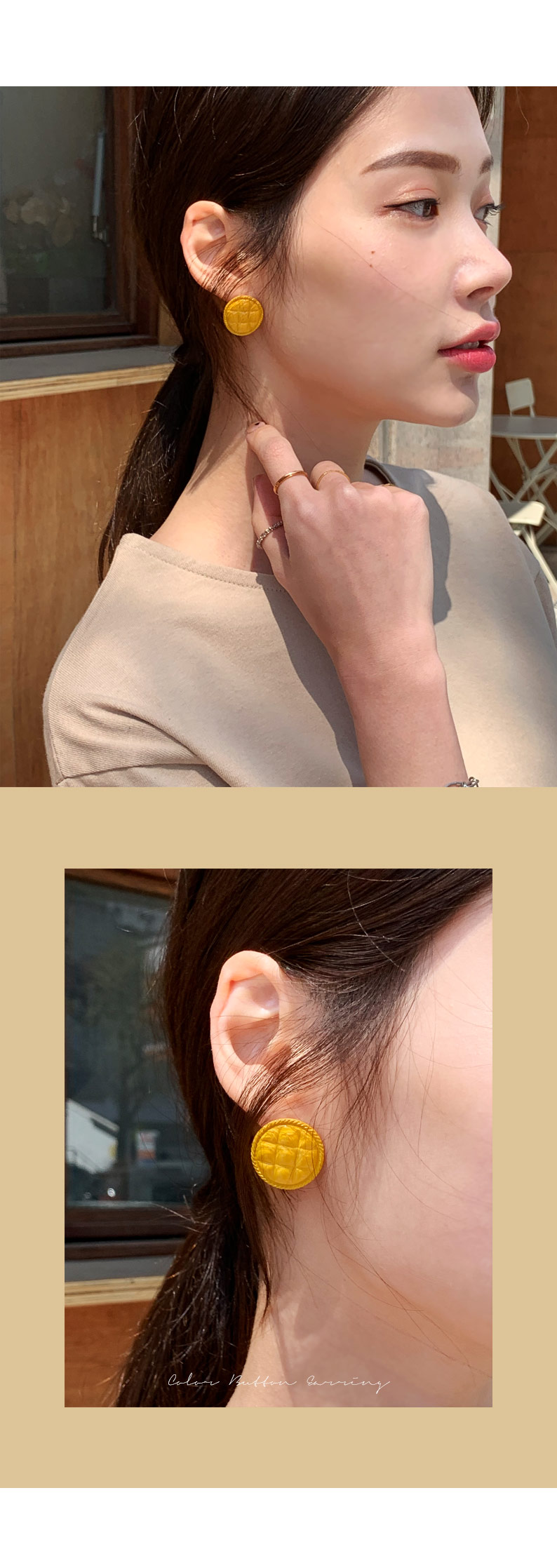 ボタンピアス・全4色 | DHOLIC PLUS | 詳細画像2