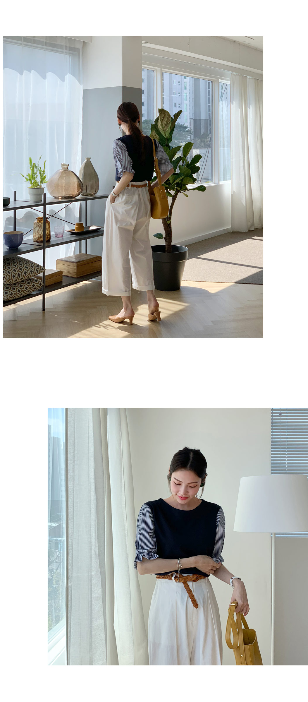 ストライプスリーブTシャツ・全2色 | DHOLIC PLUS | 詳細画像5